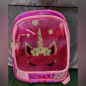 NWT - Girls Glitter Backpack/Book-bag Unicorn